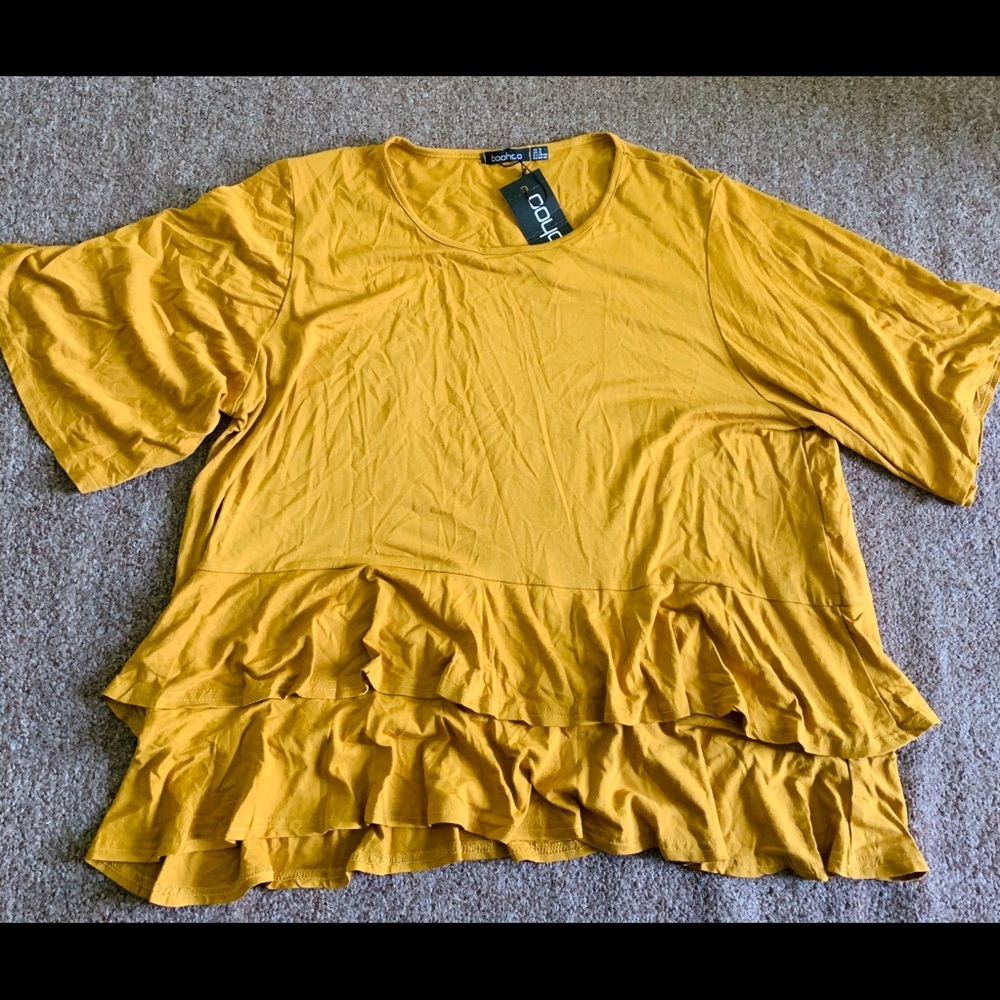Women’s gold blouse